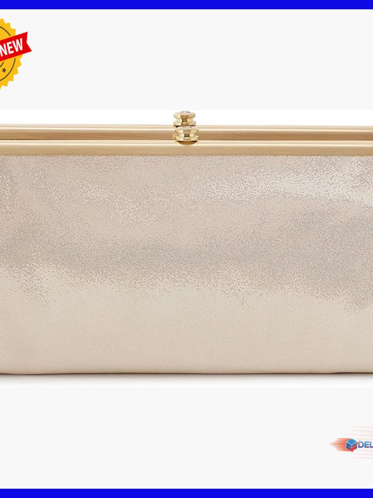 Leather Clutch Wallet With Multiple Pockets And Compartments